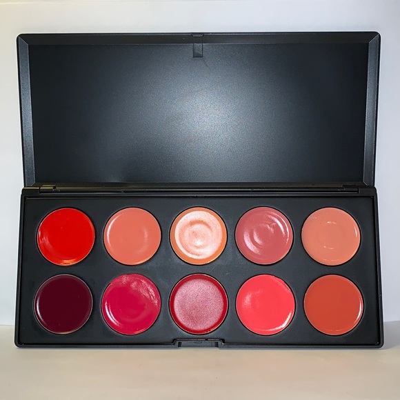 RARE Morphe 10LN Lip Bam 💥 Palette 10 Shade Lipstick Artist Palette - Picture 3 of 16